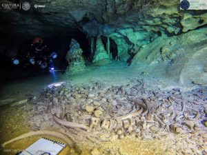 Mayan relics found in underwater cave