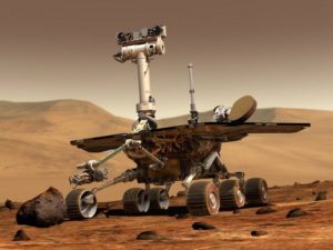 Mars rover opportunity powers down to wait out huge dust storm