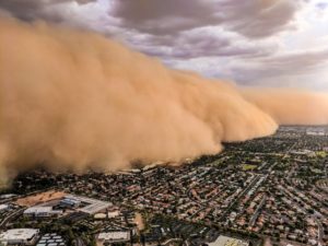 wall of dust engulfs Phoenix area