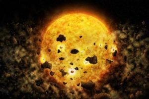 planet being consumed by star observed for the first time