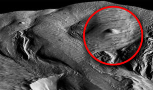 mars mysterious crashed UFO site now believed to be only rock formation