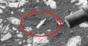 mars rover snaps picture of bottle on mars
