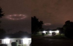 strange ring of lights ufo caught on camera over Minnesota