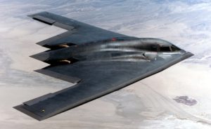 stealth bomber makes emergency landing