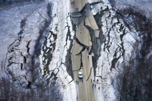 Alaskan earthquakes cause extensive damage