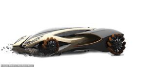 amphibious super car design could beat traffic by cruising through water