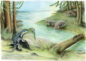 fossil of extinct cousin of alligators & dinosaurs found in Antarctica