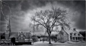 black snow falls from sky in Russia