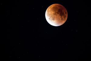 meteoroid hits moon during eclipse