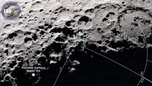 moving water discovered on the moon