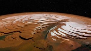 buried polar ice sheets discovered on mars