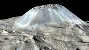 scientists puzzled by formation of mountain on dwarf planet Ceres