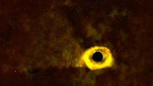 astronomers observe a black hole destroying a star for the first time
