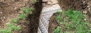 ancient Roman mosaic floor discovered under Italian vineyard