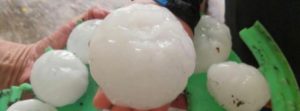 giant hailstones the size of melons pound parts of Mexico