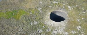 mysterious massive holes appear in Siberian permafrost