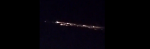 burning fireball lights up night sky over northwest US