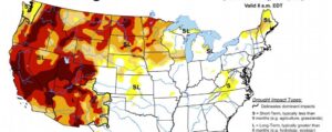maps show potential devastation of current drought