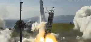 rocket suffers engine failure just after liftoff
