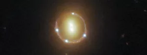 rare Einstein ring captured by Hubble telescope