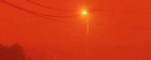 sandstorm turns sky blood red in Algeria