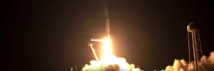 all civilian space crew makes historic launch into orbit