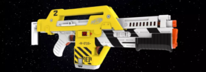 35th anniversary of aliens movie celebrated with nerf M41-A plasma blaster