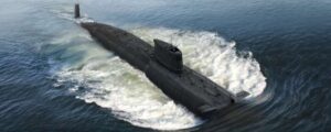 nuclear submarine collides with unknown object causing damage