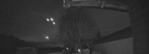 doorbell cam records triangle ufo