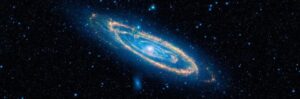 astronomers solve mystery of odd star cluster in andromeda