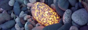 new type of luminescent rock discovered in Michigan