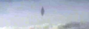 ufo seen on Japanese volcano cam