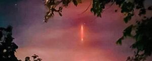 mysterious light pillars reported in Tampico Mexico