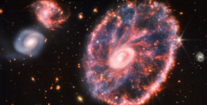 Webb space telescope captures cartwheel galaxy in stunning detail
