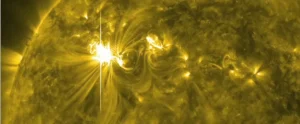 does solar video show ufo drawing energy from the sun