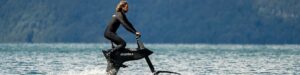 hydrofoiling bike lets you ride on water