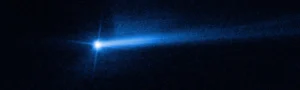 asteroid impact mission unexpectedly creates twin tail