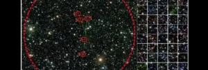 massive extragalactic structure discovered behind Milky Way