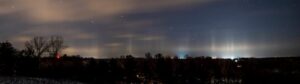 what is a light pillar and what creates them