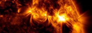 solar flare causes blackout in South America
