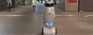 security robots patrol streets in Tokyo