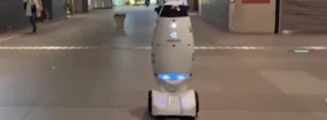 security robots start patrolling streets of Tokyo