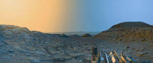 rover captures panoramic view of different times of day on mars