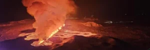 Iceland volcano erupts for 3rd time