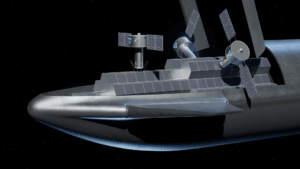 space x starship could be used to beam solar energy from space