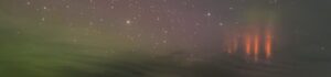 photographer captures rare green ghost atmospheric phenomenon