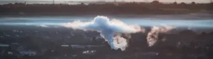 flying angel shaped cloud caught on camera