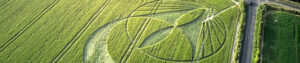mysterious crop circles appear in famous ufo hotspot