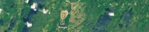 entire lake in Canada mysteriously disappears