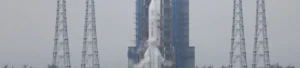 China tests spacecraft it hopes will put 1st astronauts on the moon